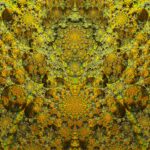 Golden Web (Fractal Wallpaper)