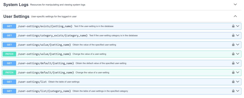 Swagger Documentation of Our HTTP3 Restful API Server